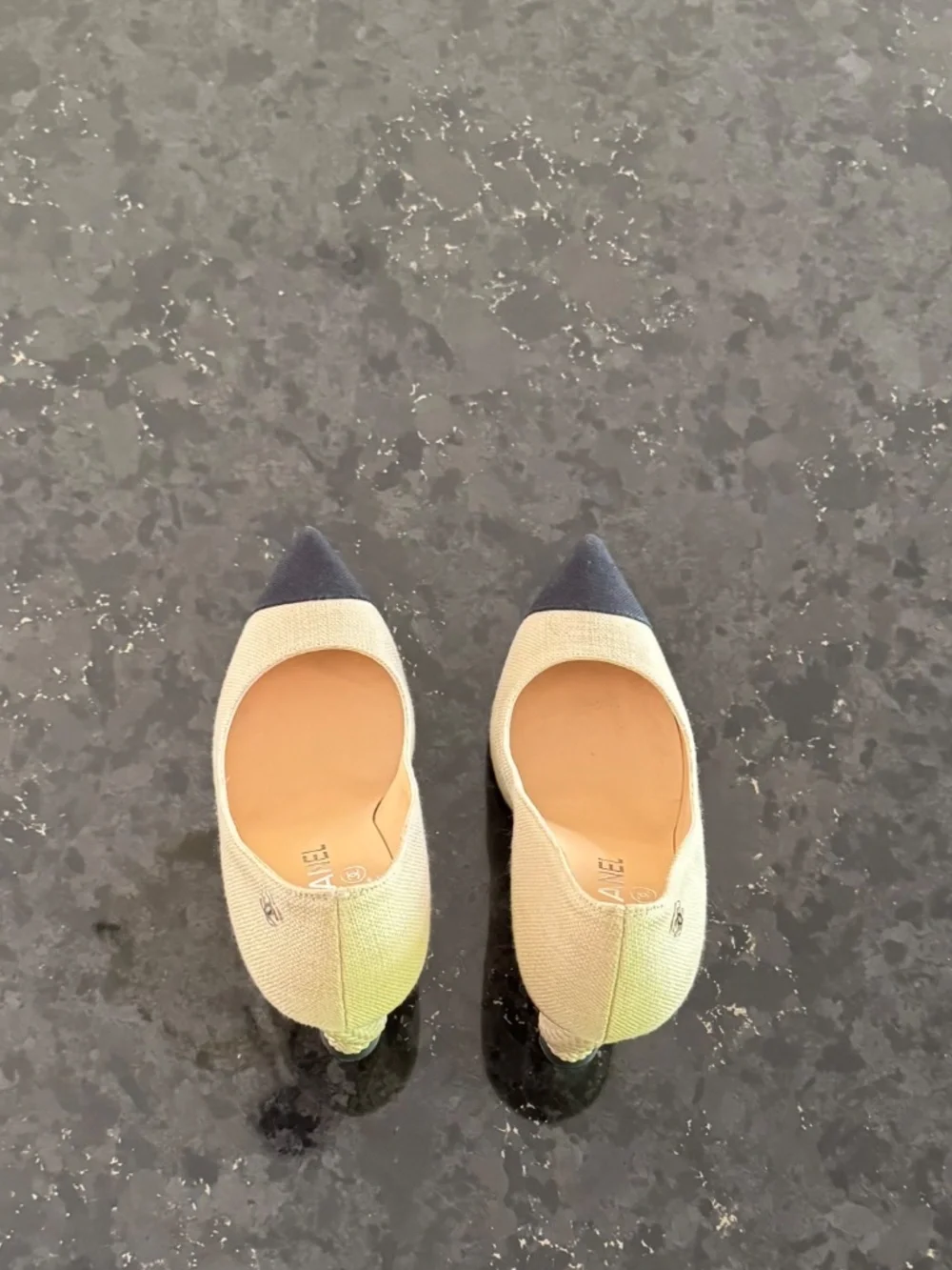 Chanel Colorblock Pattern Pumps - Picture 5 of 13